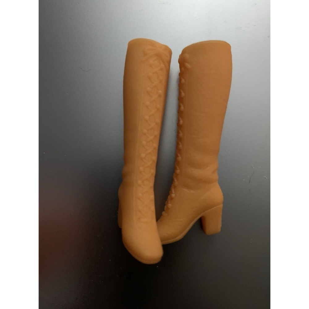 Vintage Barbie Doll 1970 Squishy MOD Honey Tan LACE UP GO GO Cowboy BOOTS Taiwan